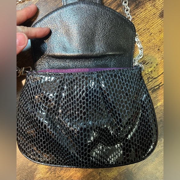 Brighton | women’s snakeskin look, leather mini-handbag. - Picture 11 of 16